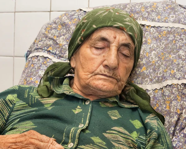 Babička spí — Stock fotografie