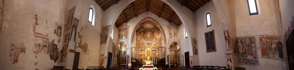 Panoramic view of an antique Church — Stock Photo, Image