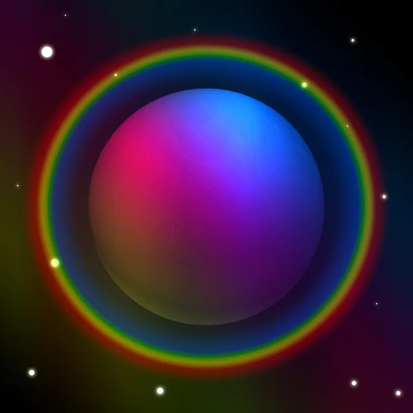 stock image Rainbow planet