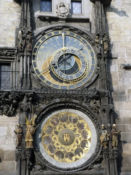 Астрономические часы Прага — стоковое фото