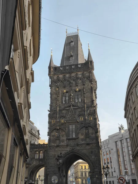 Torre delle polveri, Praga — Foto Stock