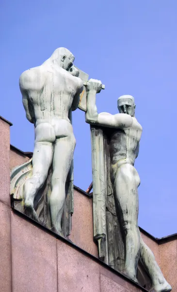 Статуи Свободы искусства — стоковое фото