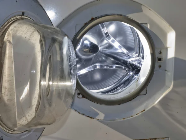 Washing machine drum interior — Stock Photo, Image