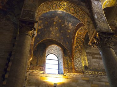 Byzantine Church interior clipart
