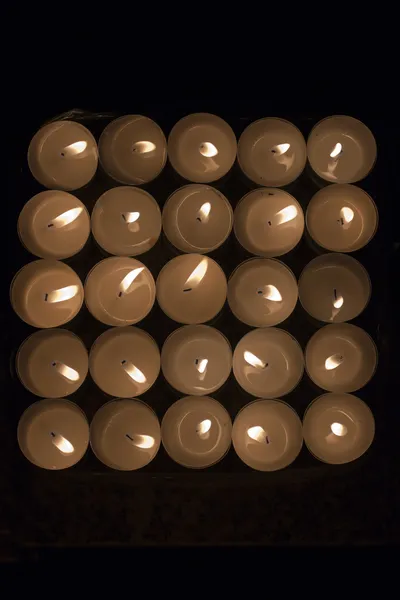 Kerzen quadratisch — Stockfoto