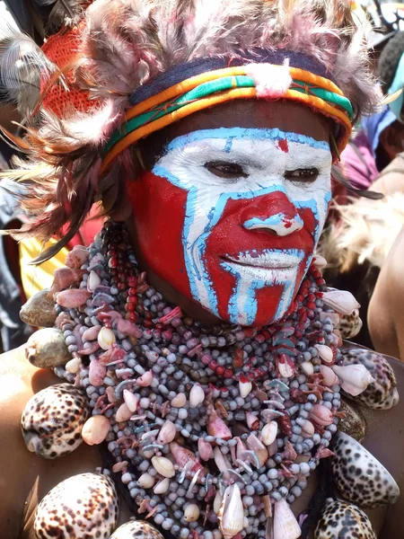 Papua Warrior — Stock Photo, Image