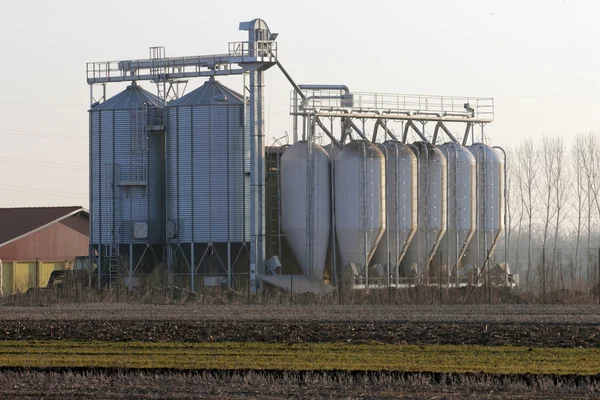 Grain silo — Stock Photo, Image