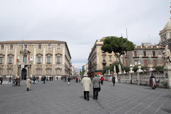Etnea street in Catania — Stock Photo, Image