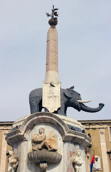 Elephant's fontein — Stockfoto
