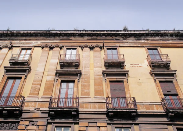 Sicilian façade — Stockfoto