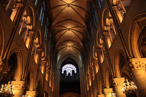 Interior of Notre Dame — Stock Photo, Image