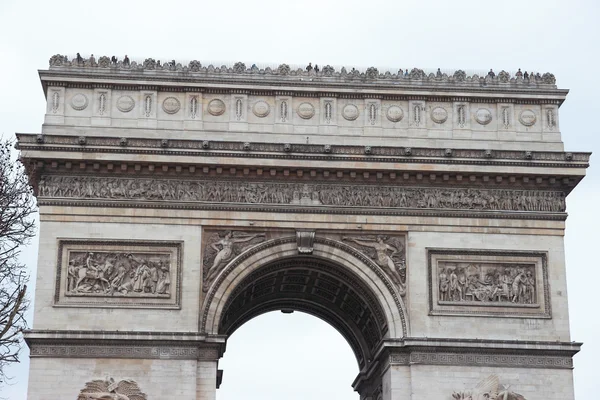 Arc de Triomphe, Paris, France — стоковое фото