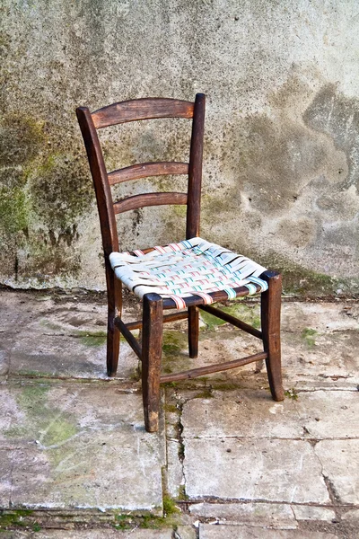 Cadeira vintage única — Fotografia de Stock