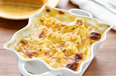 Scalloped potatoes clipart