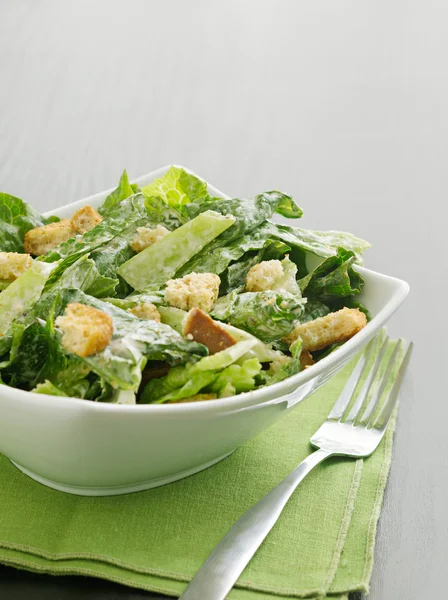 Salada Caesar com coypspace — Fotografia de Stock