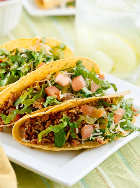 Beef tacos — Stock Photo, Image