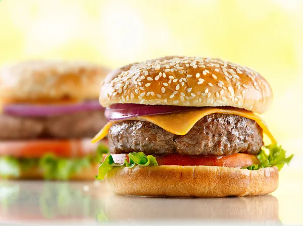Cheeseburger — Stock fotografie
