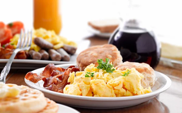 Huge breakfast — Stock Photo, Image