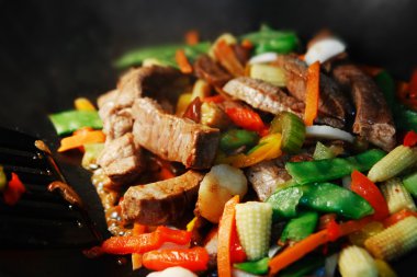 Wok Stir Fry clipart