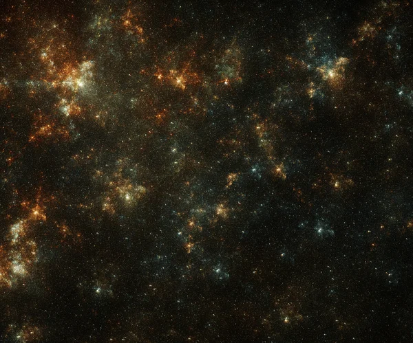Барвисті зоряне поле — стокове фото