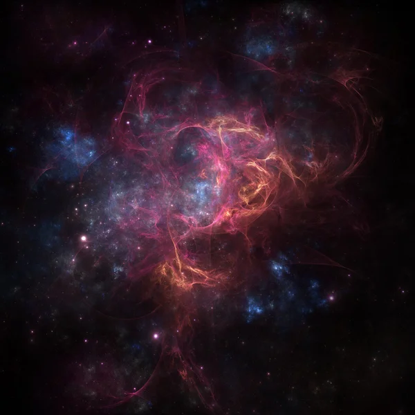 Nebulosa do espaço profundo — Fotografia de Stock