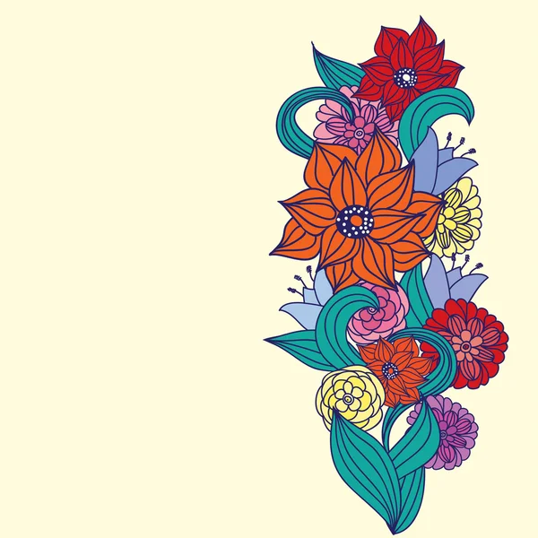 Fleur Vintage — Image vectorielle