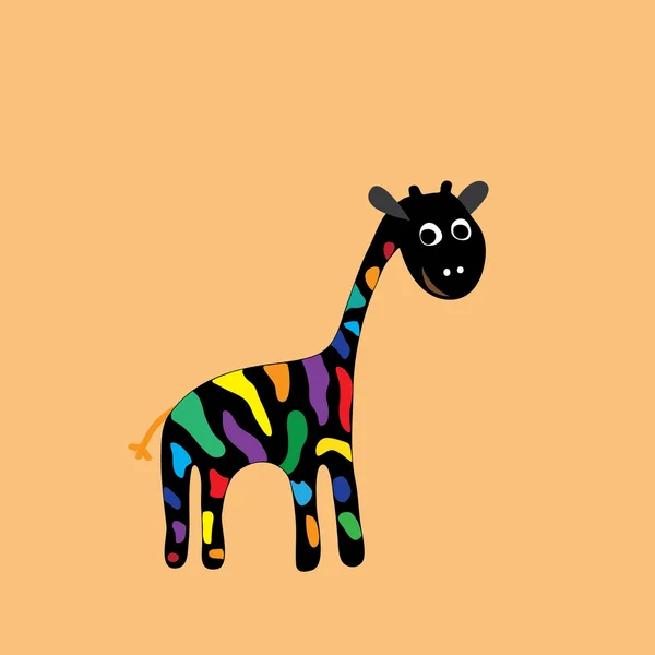 Safari żyrafa wektorowych ilustracji — Wektor stockowy