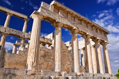Храм Афеи, о. Эгина, Греция / The Temple of Aphaea. Aegina, Greece clipart