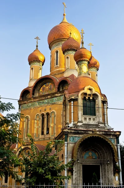 Церковь святителя Николая Чудотворца / Bucharest Russian Church — Stock Photo, Image