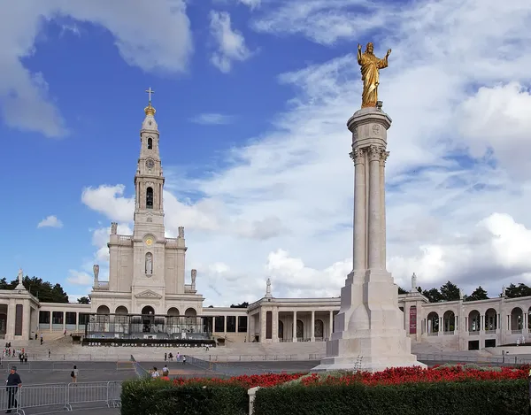 Heiligtum unserer Herrin von Fatima. fatima, portugal. — Stockfoto