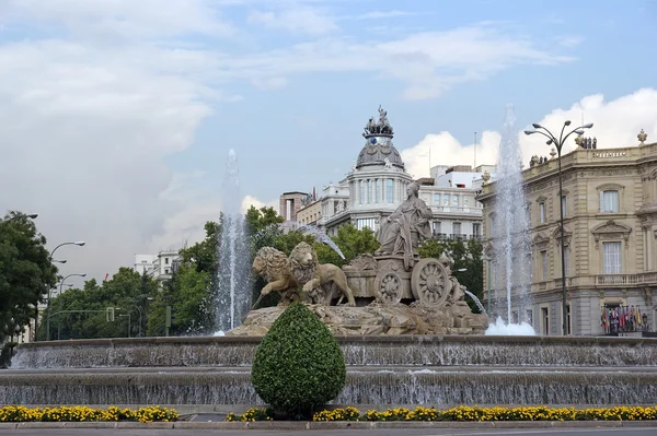 Fontanny cibeles. Madrid, Hiszpania — Zdjęcie stockowe