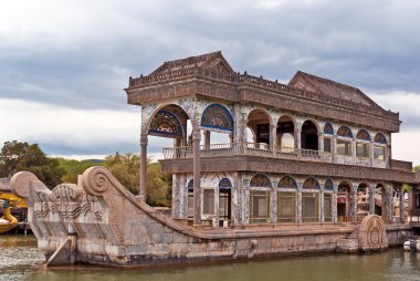 tekne saflık ve kolaylığı (tekneyi mermer). Yaz Sarayı, beijing, Çin.