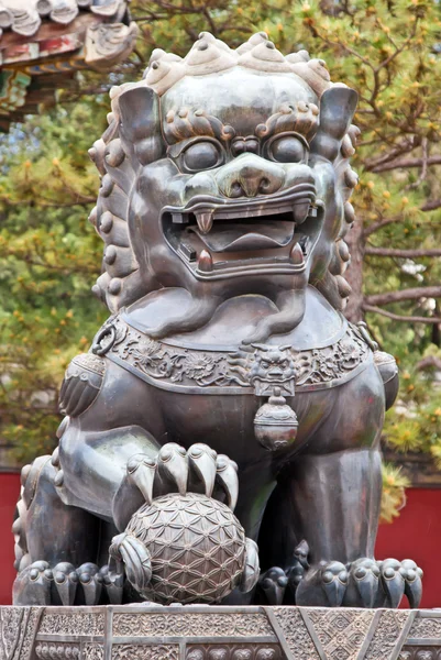 stock image Chinese guardian lion