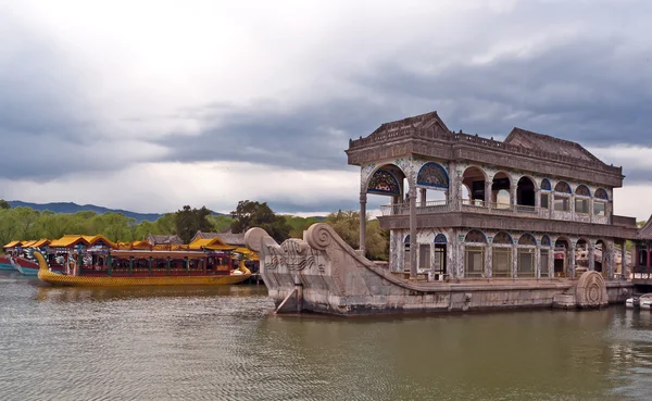 tekne saflık ve kolaylığı (tekneyi mermer). Yaz Sarayı, beijing, Çin.