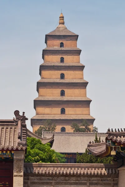 Giant Wild Goose Pagoda, Xian, China — 스톡 사진