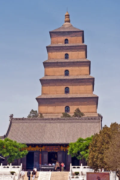 Gigantyczna Pagoda Dzikiej Gęsi, Xi 'an, Chiny — Zdjęcie stockowe