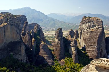 Meteora - manastır Vadisi. Thessalia, Yunanistan