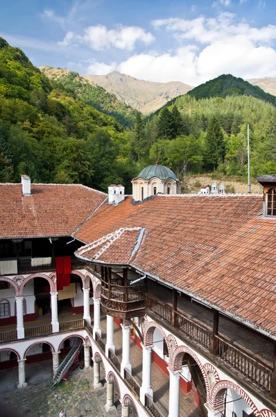 Patio del Monasterio de San Iván de Rila, Bulgaria —  Fotos de Stock