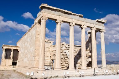 erechtheion. Akropol atheens, Yunanistan