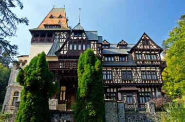 Pelișor Castle. Sinaia, Romania. clipart