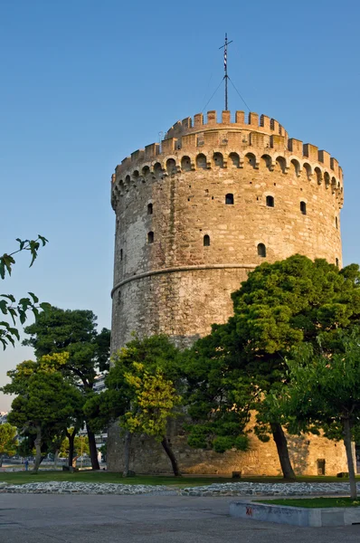 Fehér torony ból thessaloniki. Görögország. — Stock Fotó