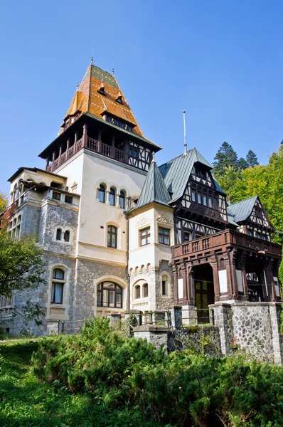 Peli? ya da Castle. Sinaia, Romanya. — Stok fotoğraf
