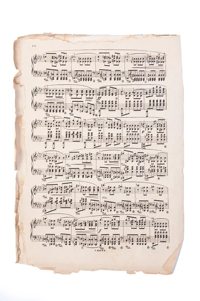 Old Sheet Music — Stock Photo, Image