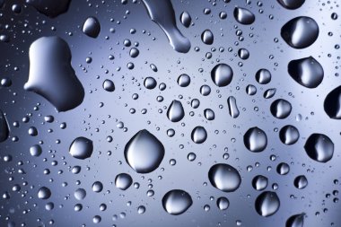Water drops on black clipart