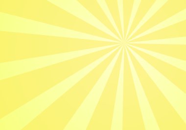 Yellow background with rays clipart