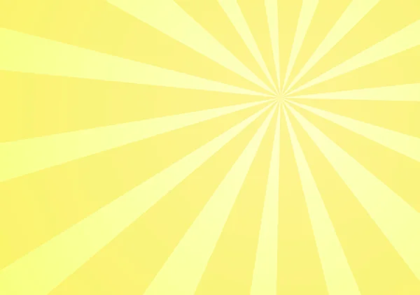Gelber Hintergrund mit Strahlen — Stockfoto