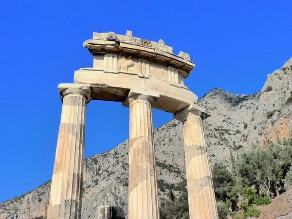 Antiguo templo de Delfos — Foto de Stock