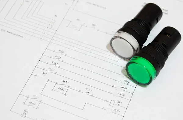 LED Electrical fuse2 — Stock Photo, Image