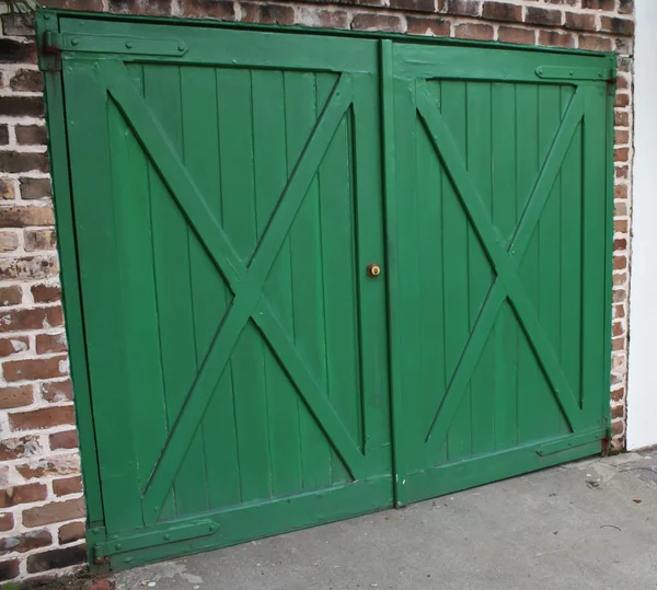 Stock image Green Doors