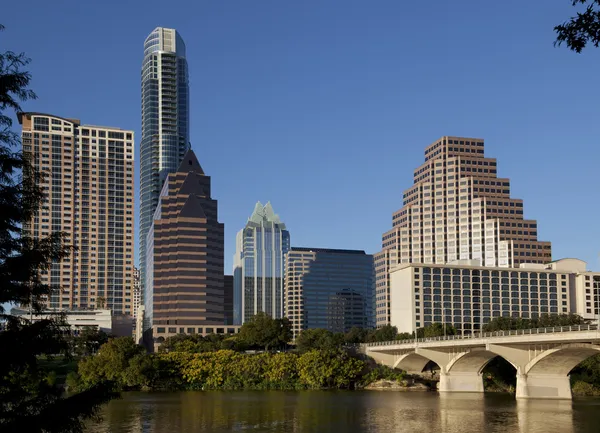 Skyline d'Austin au texas Photos De Stock Libres De Droits
